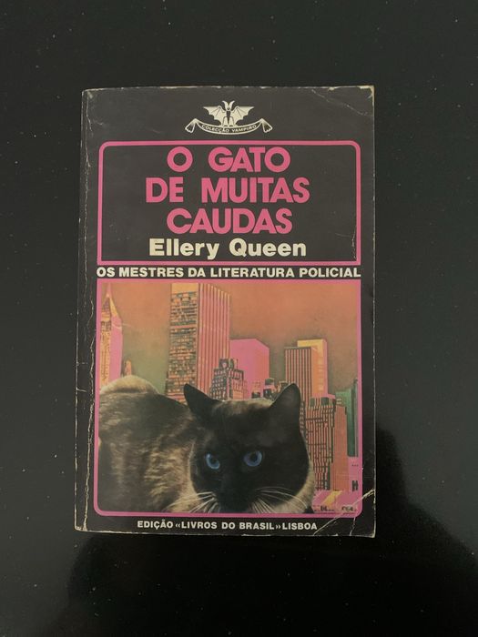 Livro - O gato de muitas caudas de Ellery Queen