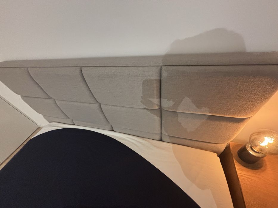 Cama casal estufada + colchão