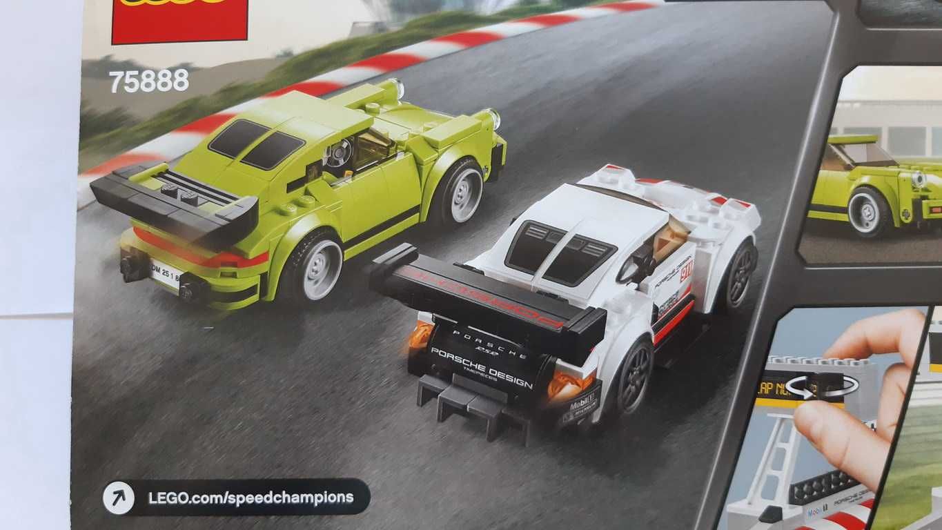 LEGO Speed Champions 75888 Porsche 911 RSR + 911 Turbo selado