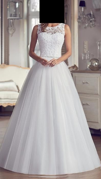 Piękna Suknia Sukienka Ślubna Emmi Mariage Exclusive Ofelia 34 XS