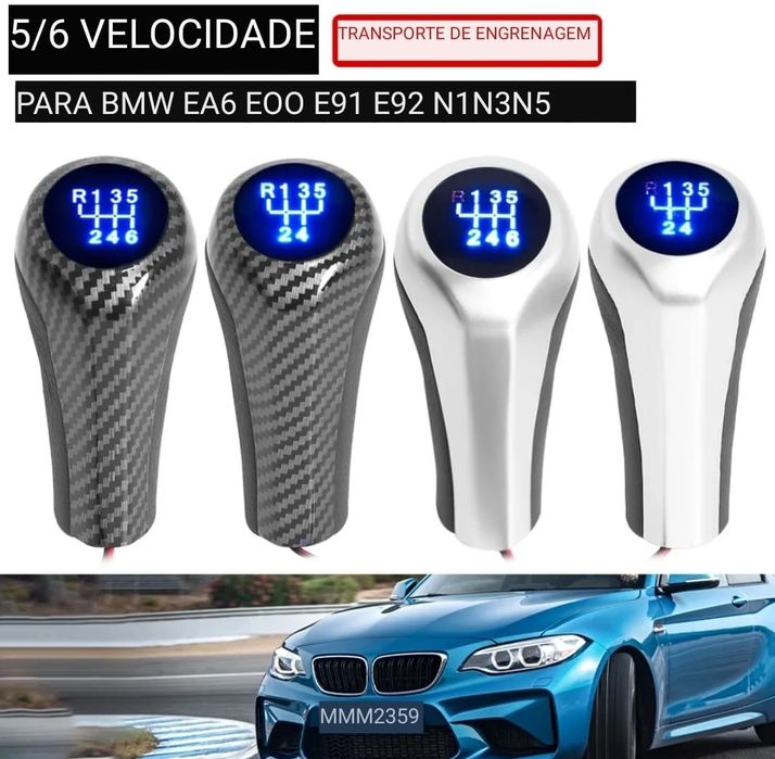 Mocas de 5v 6v Luminosas Para BMW Séries 1,3,5,6 X3 x5 NOVAS