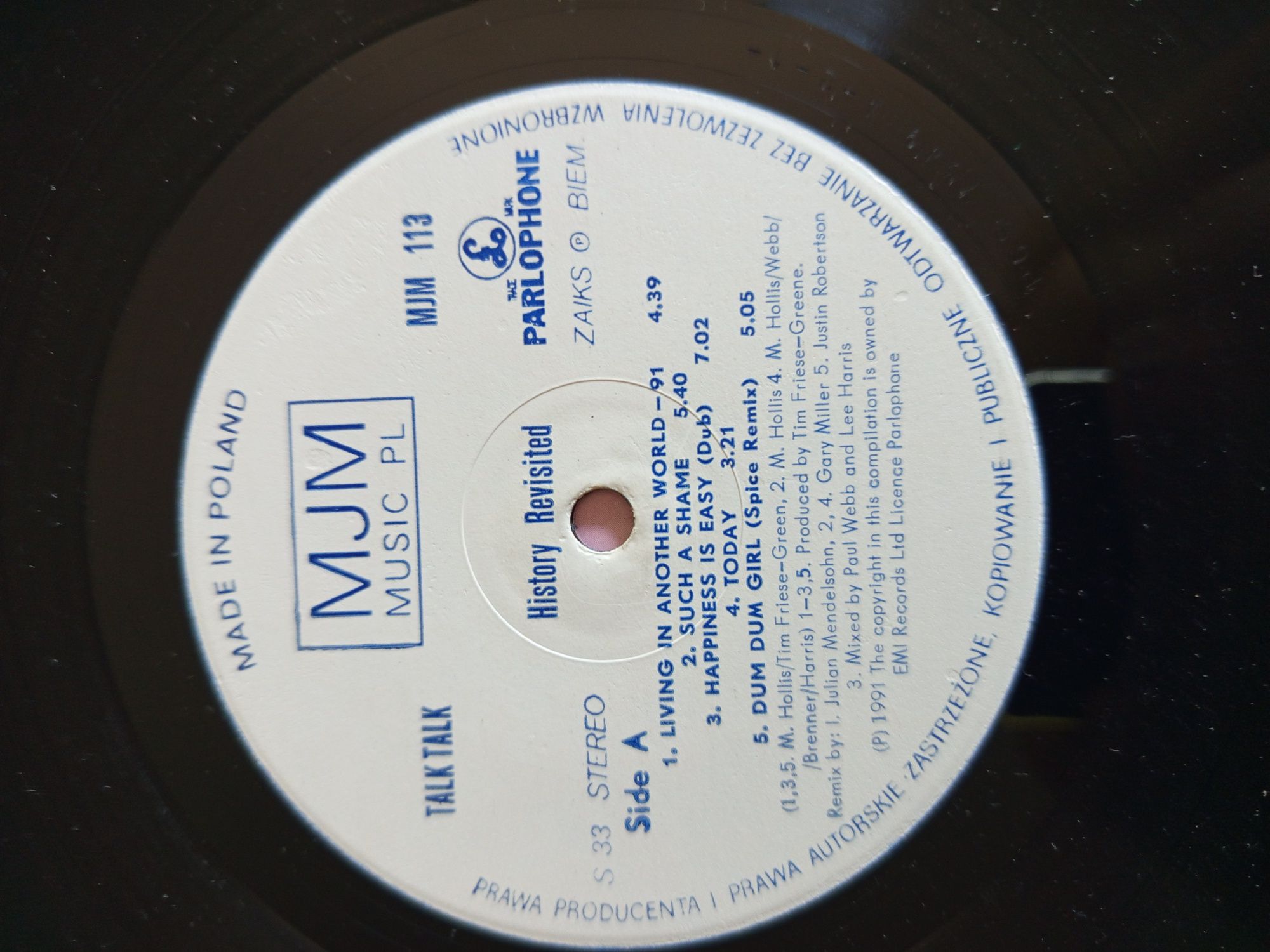 Talk Talk- history revisited. Ex.