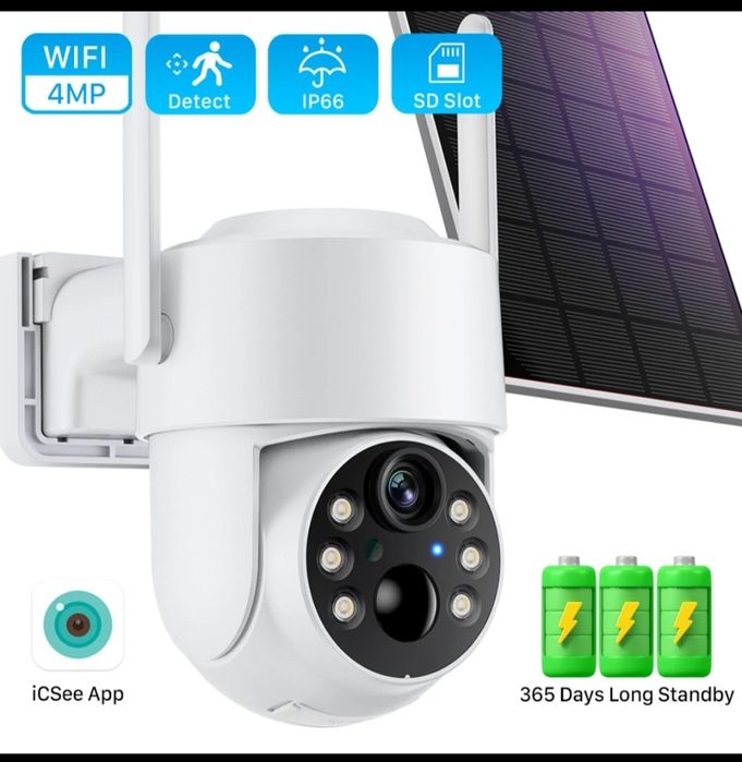 Câmera Wi-Fi  solar