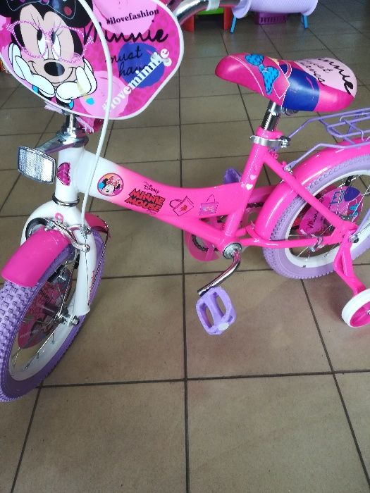 Велосипед Микки Маус 14".Для девочек от 3-х лет и старше