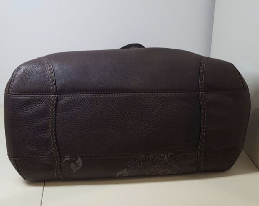 Сумка саквояж Dismero made in italy натуральная кожа сумка фрейм тоут