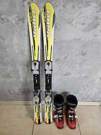 Narty 120cm + buty narciarskie 24,5