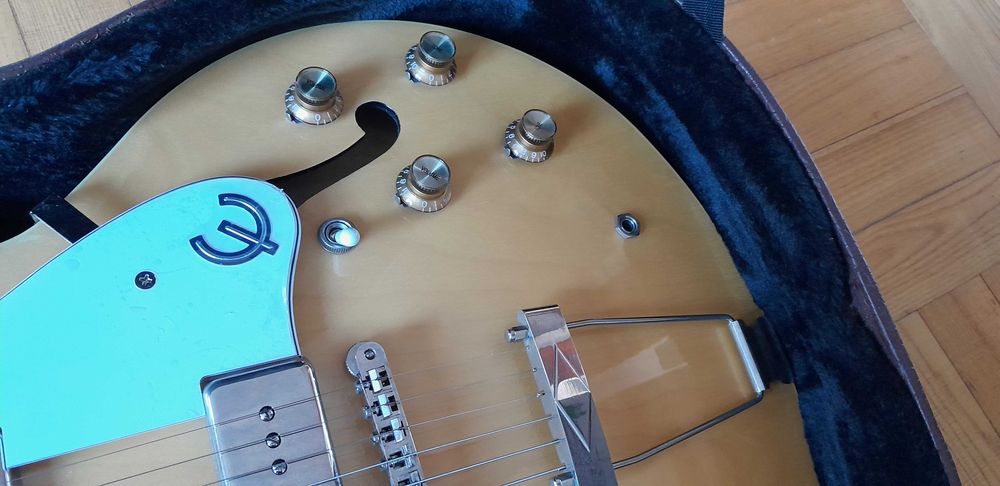 Epiphone Casino,gitara hollowbody,thinline,twardy futerał