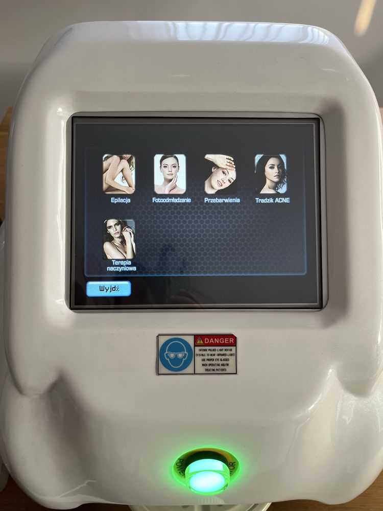 Laser kosmetyczny Elight IPL +RF, depilacja, fotoodmładzanie
