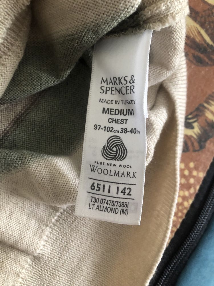 Кофта Marks & Spencer Идеал (Экстра тонкий Меринос) Натуральная шерсть