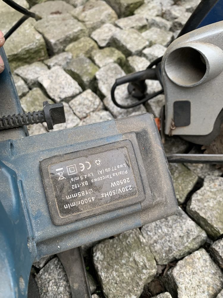 Piła tarczowa do drewna 2 szt uszkodzone