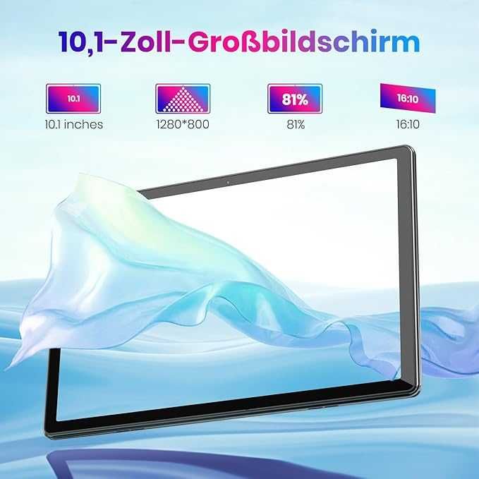 Tablet z systemem Android 13, 10"