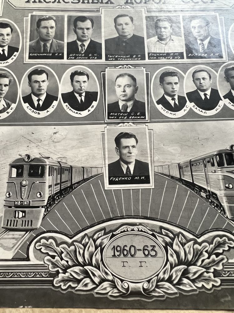 Фото 1960-1965. 12 випуск техніків залізничних доріг СССР