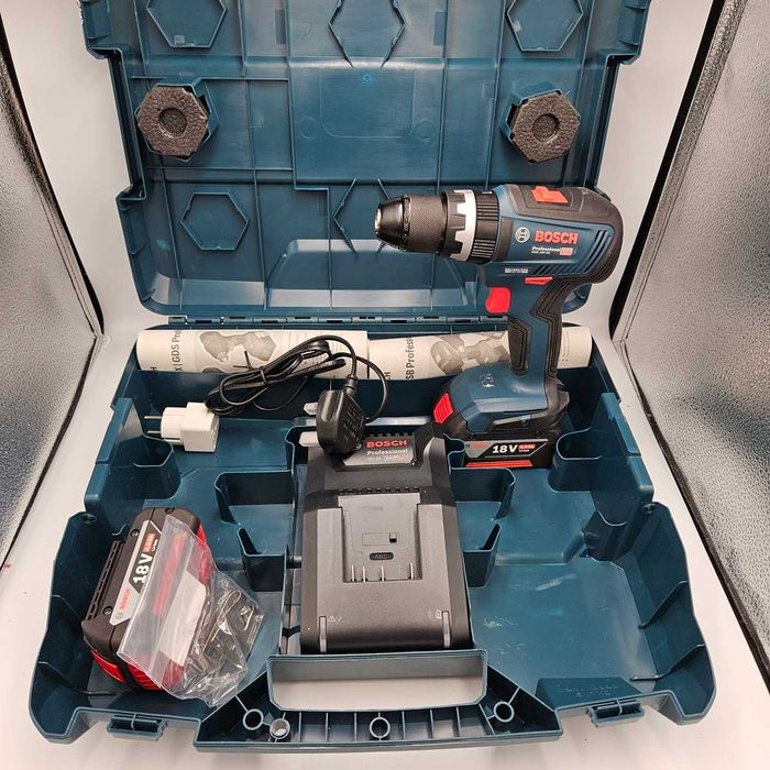 Zestaw Wiertarko-wkrętarka BOSCH Professional GSR 18V-55 2x 4.0Ah