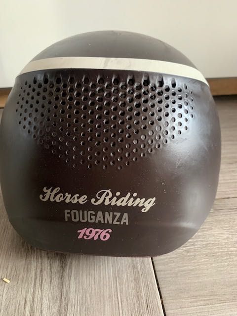 Toczek kask jeździecki FOUGANZA rozmiar z regulacja 57-59 cm tworzywo
