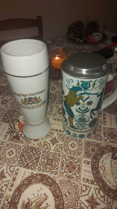 coleção de canecas e copos vindos directamente da Alemanha Munique