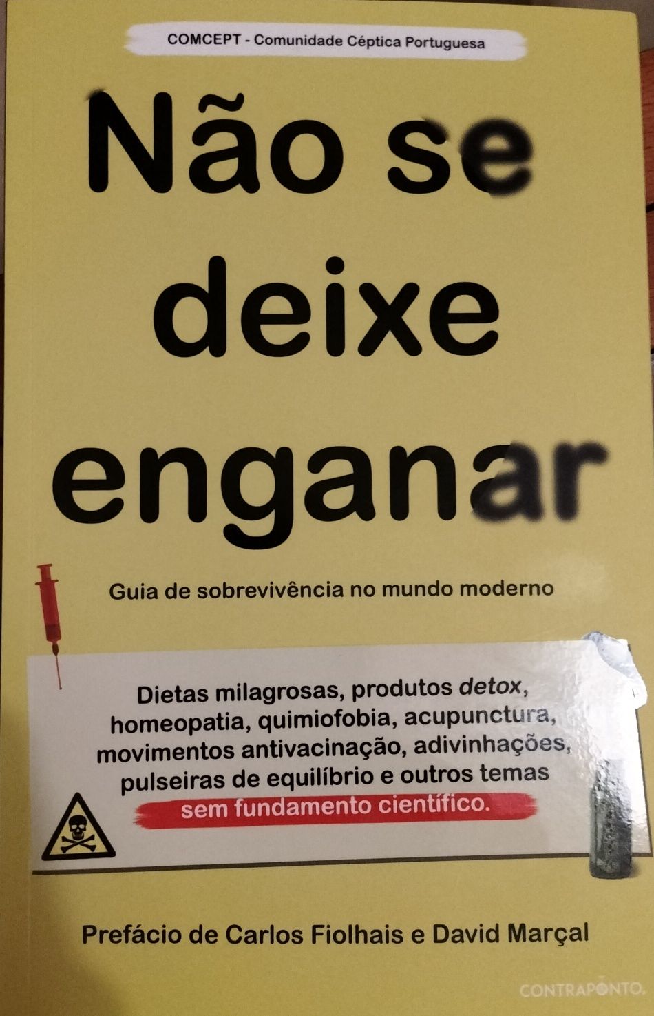 Livro "Não se deixe enganar" como novo