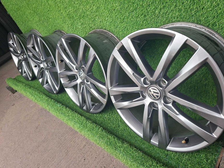 [A123] ALUFELGI 18 5x112 ORYGINAŁ VW GTI,Golf VI,VII,VIII,Touran,Caddy