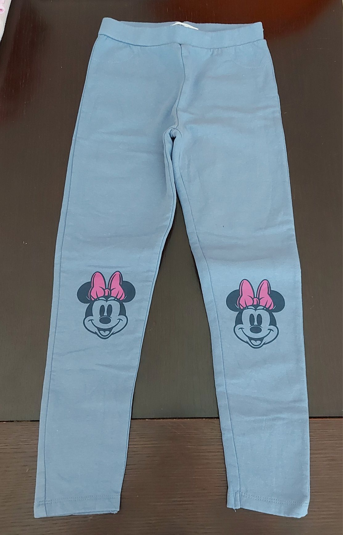 Spodnie legginsy 128 sinsay myszka minnie Mouse