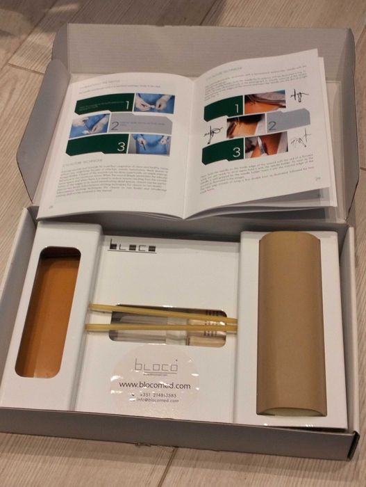 Bloco - Estação treino suturas cirúrgicas