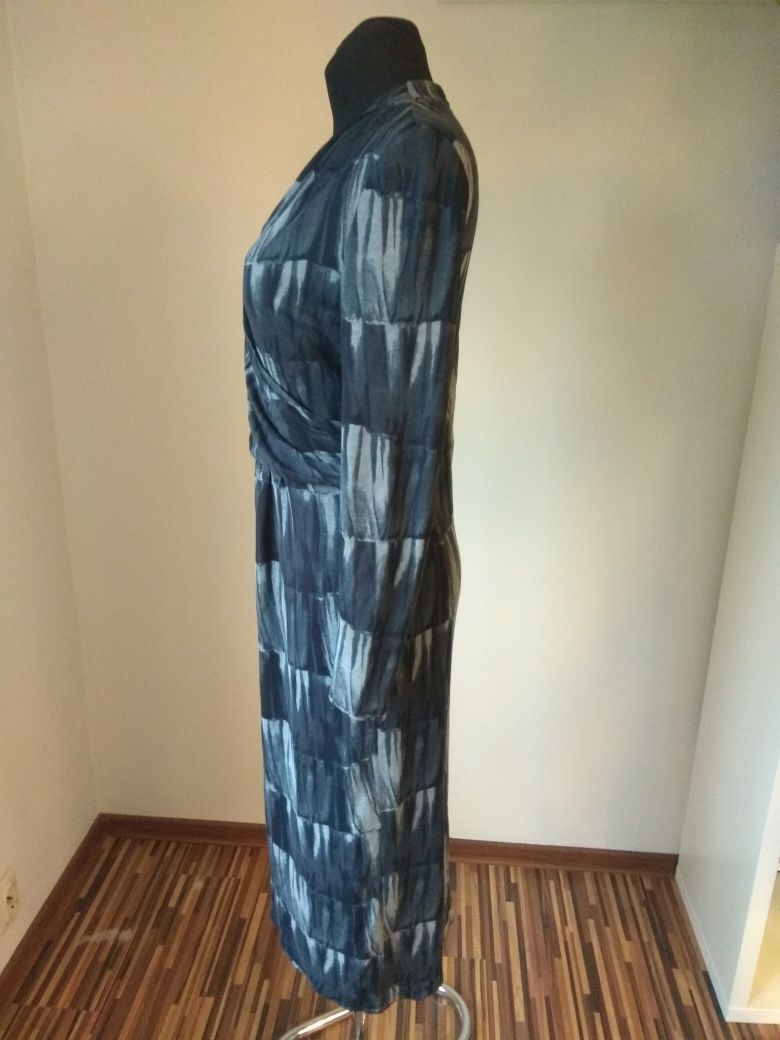 Sukienka Armani Collezioni od Armaniego MIDI w kolanko Zalando M 40 42