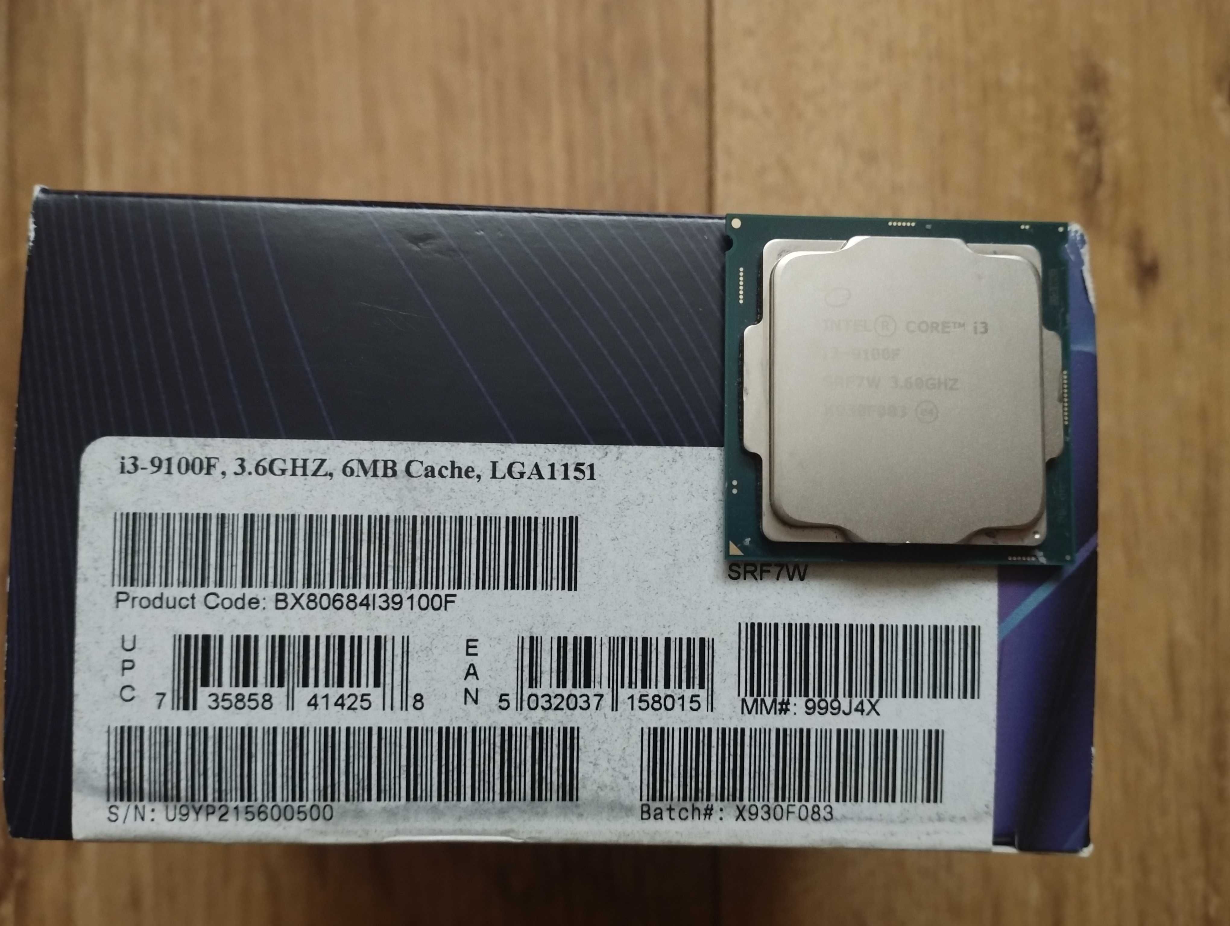 Procesor Intel core i3 9100f