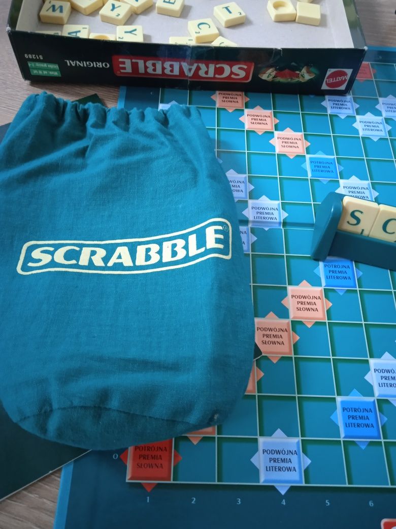 Scrabble original Mattel 2000r. Kompletny zestaw