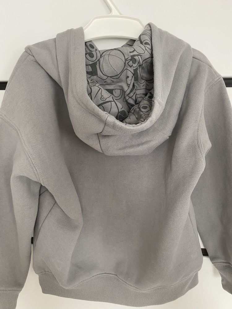 Bluza dresowa z kapturem, ciepla, na polarku, 104