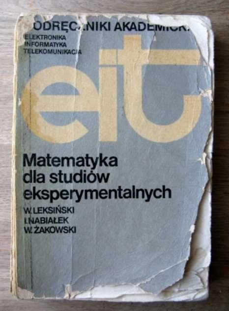 Matematyka dla studiów eksperymentalnych Leksiński