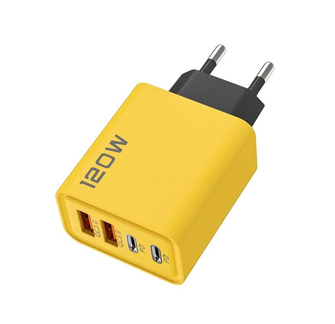 4-portowa ładowarka USB C PD Szybkie ładowanie 3.0 Typ C 120W