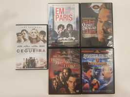 Pack de 5 DVDs Ensaio Sobre a Cegueira,  e mais 4...