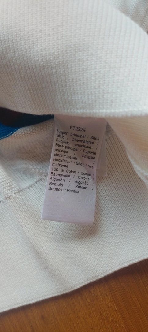 Lacoste biały sweter rozmiar L