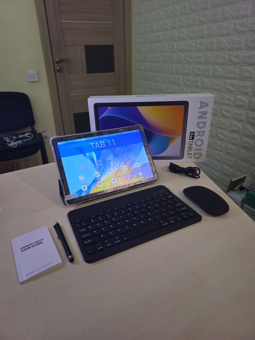 Планшет 10.1" BAKEN L10 4+4/128Gb 8 ядер Android 14 8000 mAh Сірий