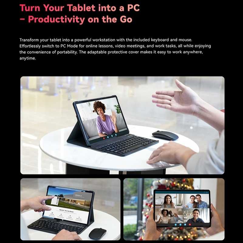 НОВЫЙ Планшет Cubot TAB 70 16/128 ГБ + Чехол, Клавиатура и Мышка