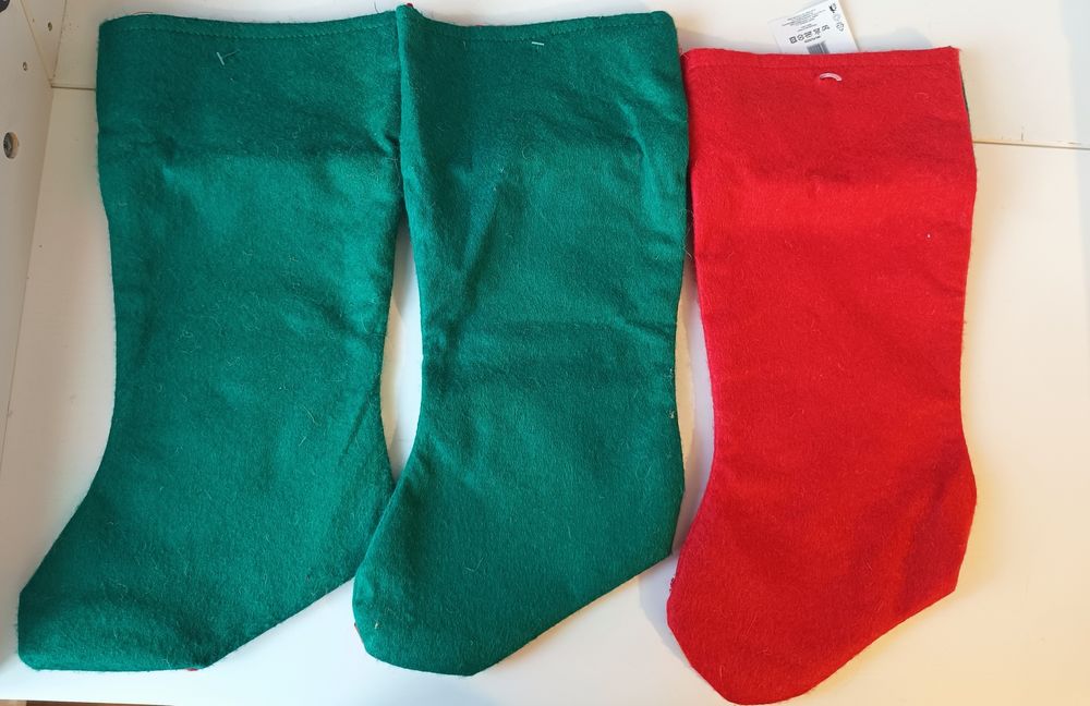 Skarpety świąteczne ozdobne zestaw