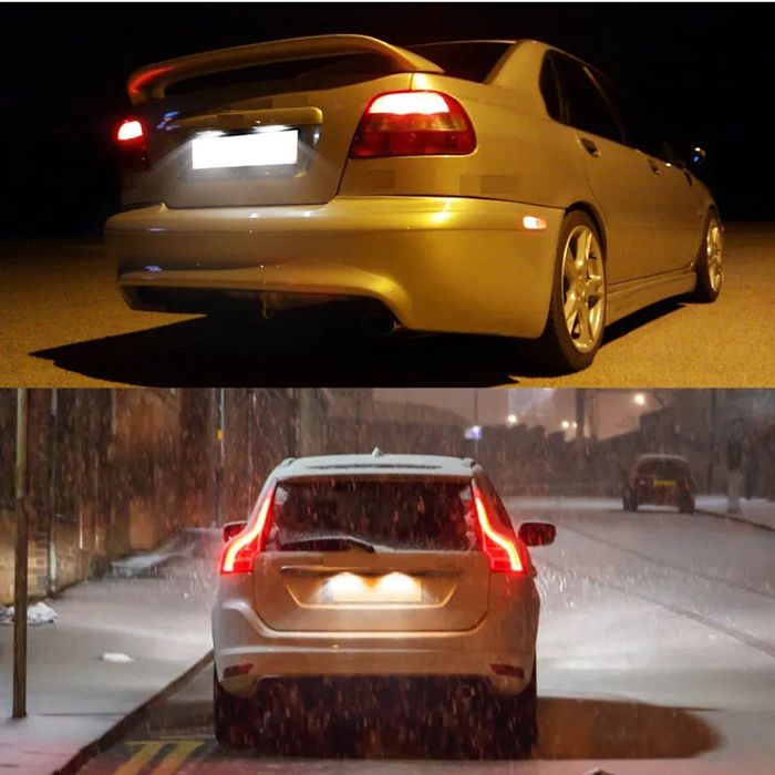 LED подсветка номера для VOLVO Вольво S40 V50 S60 XC60V60 C70 S80 XC90