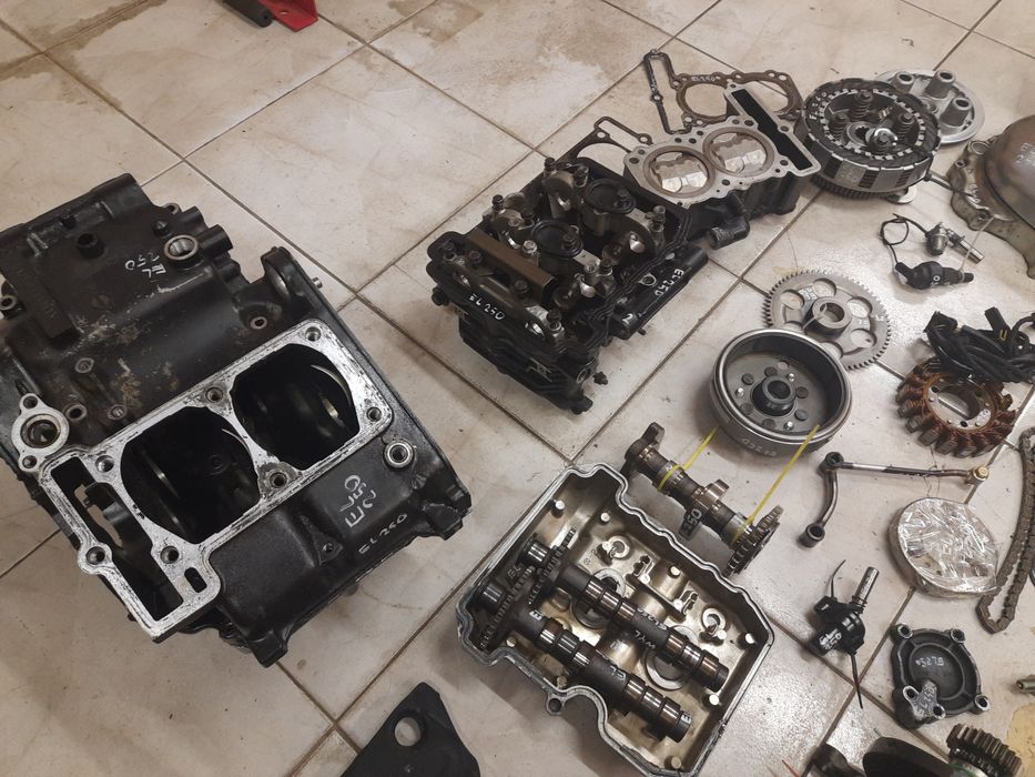 kawasaki EL 250 silnik części 252 en