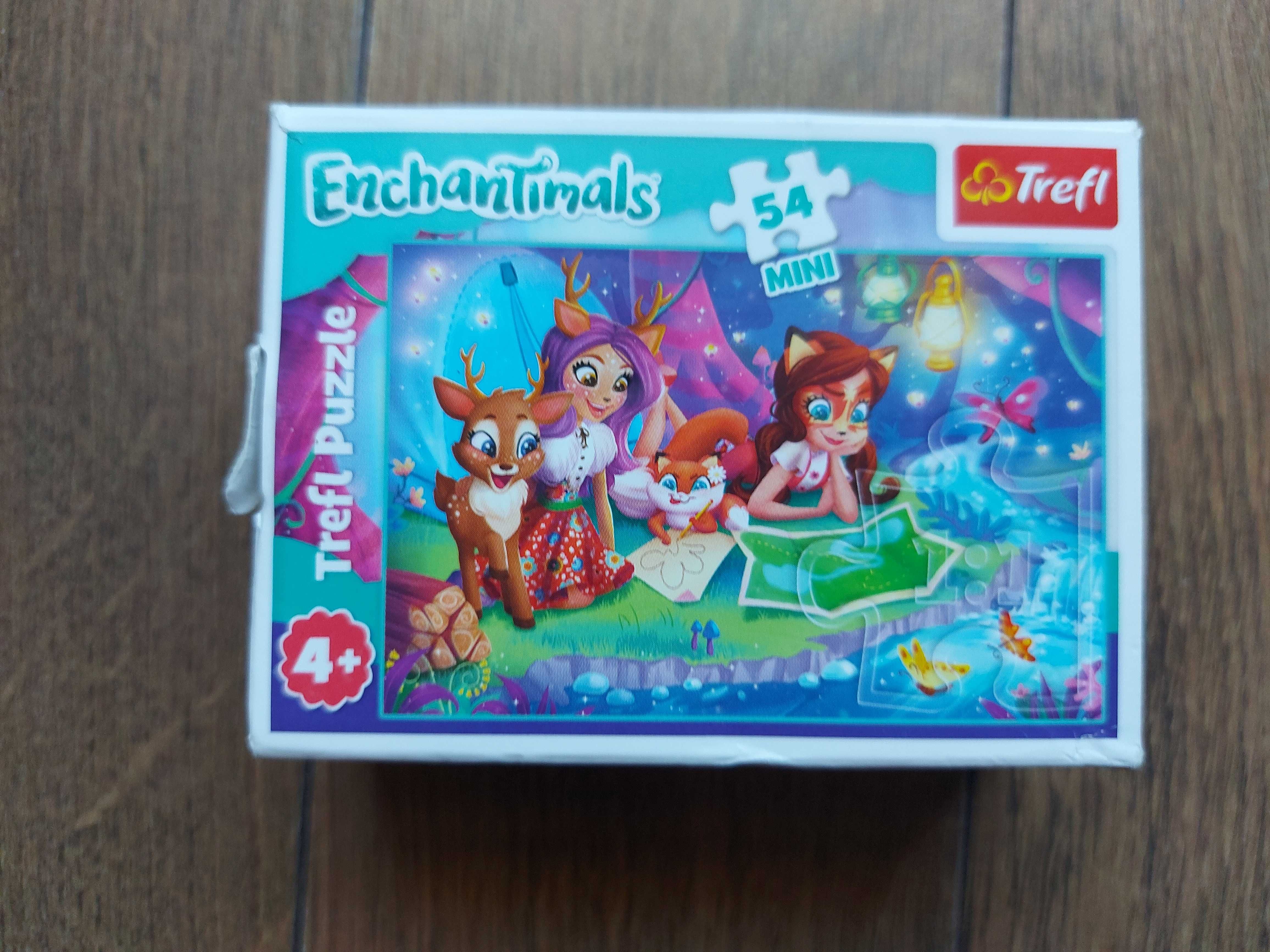 Mini puzzle dla dzieci - Kraina lodu i Enchantimals