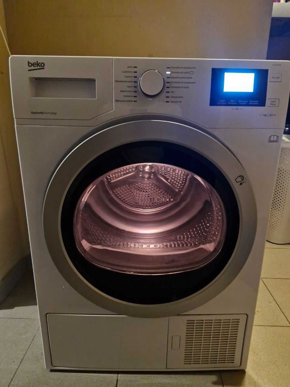 Suszarka BEKO DS7433RX – sprawna, kompletna. A++ , 7 kg