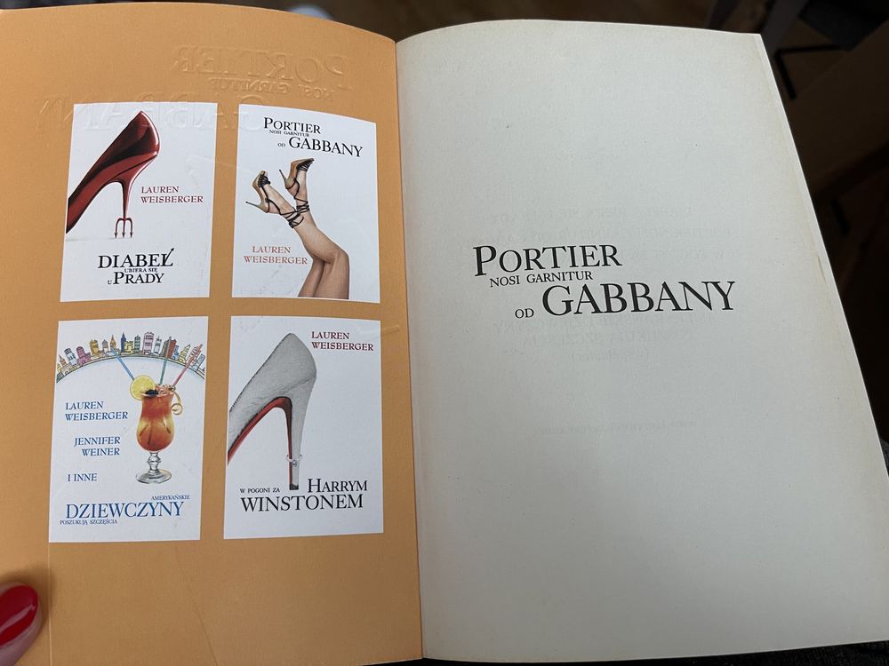 Super książka - Portier nosi garnitur od Gabbany