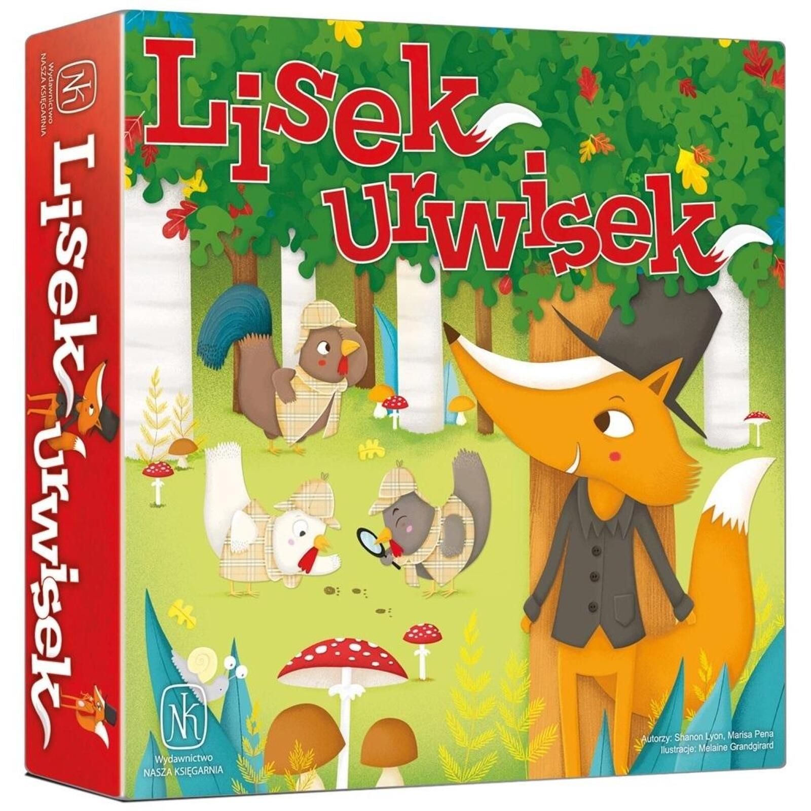 Gra - Lisek urwisek Nasza Księgarnia pudełko,250x250 mm