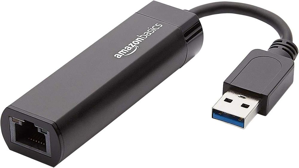 Amazon Basics Adapter sieciowy z USB 3.0 do Ethernet Gigabit