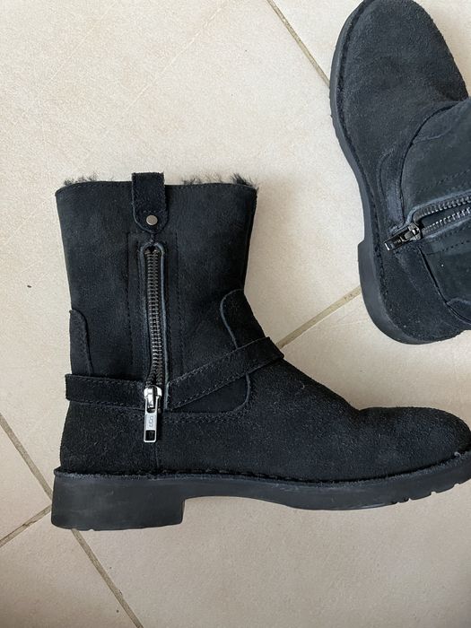 Ugg śniegowce czarne zamszowe damskie 36 37