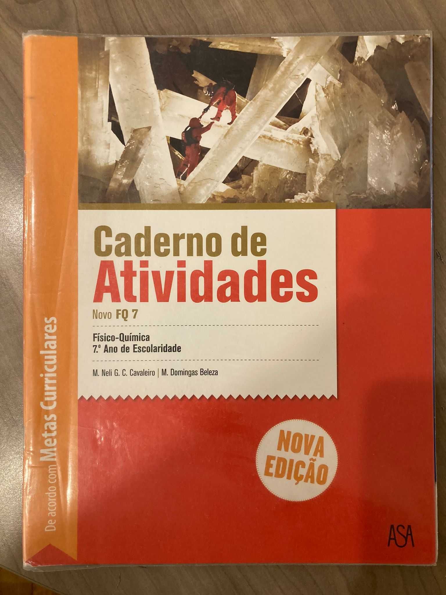 Cadernos de atividades vários 7º ano novos e como novos