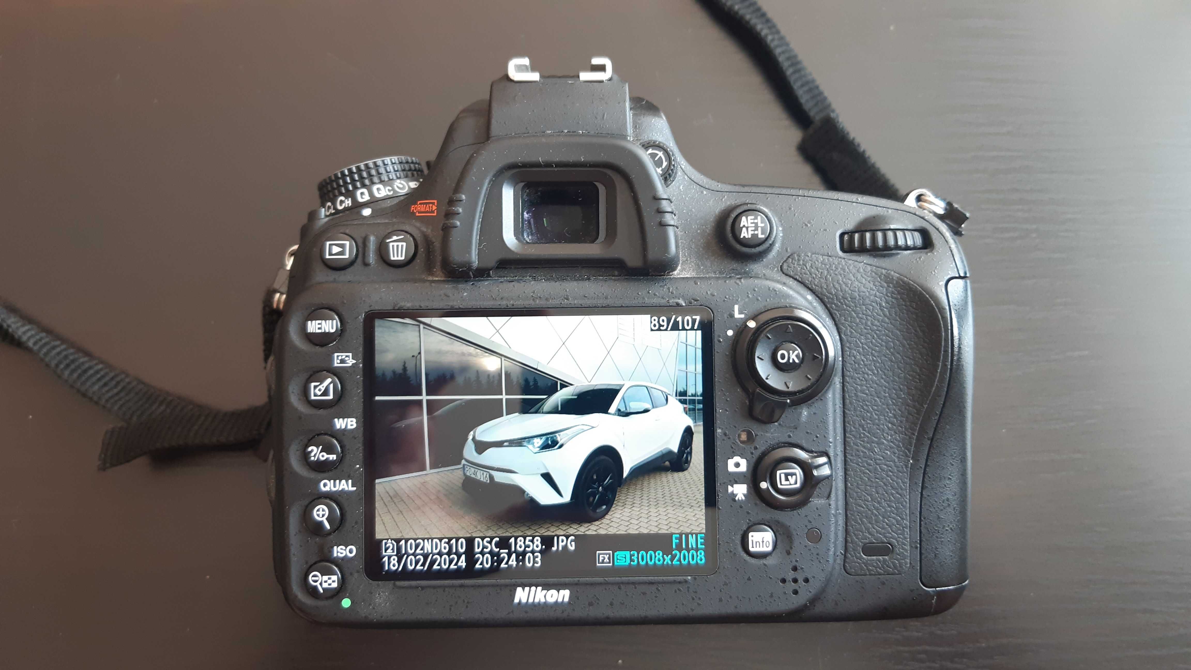 Aparat Nikon D610 - stan idealny - przebieg 12237 zdjęć - jak nowy