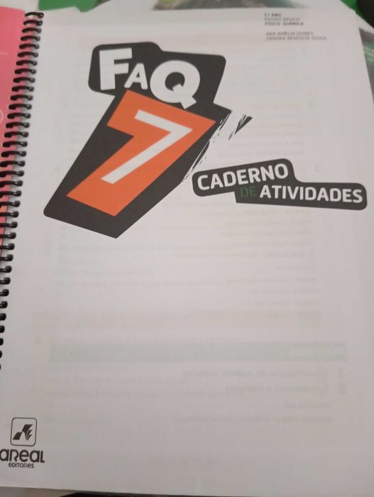 Caderno de atividades FAQ 7