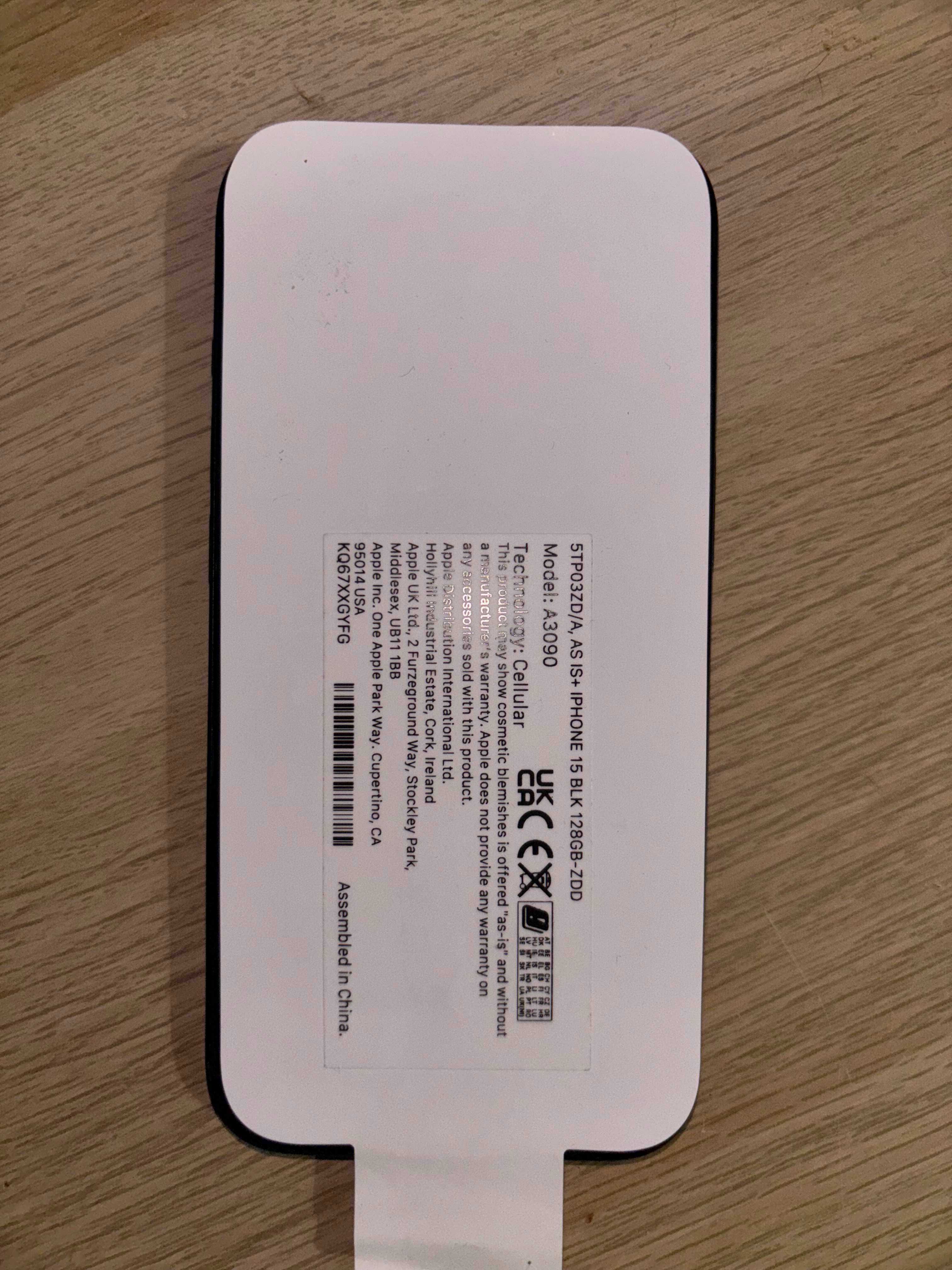 Iphone 15 - 128GB - Novo (Com Garantia)