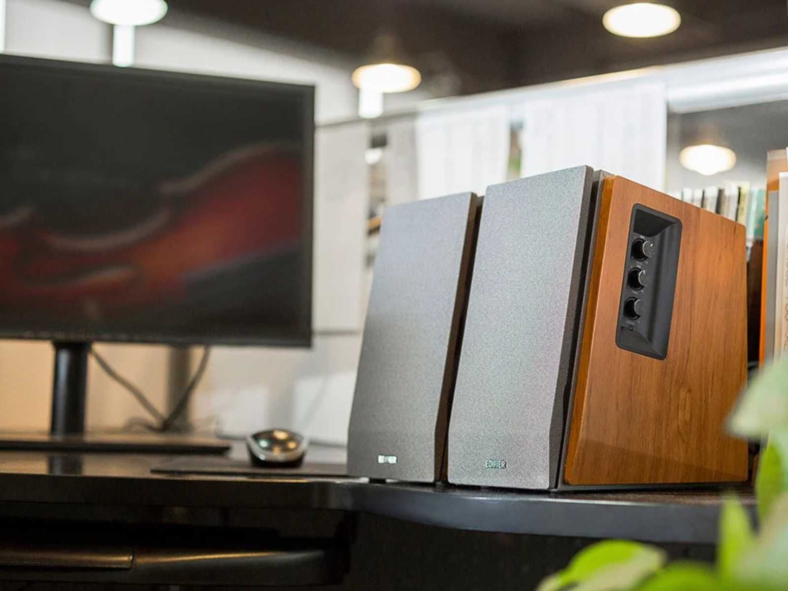 NOWE głośniki 2.0 Edifier R1600TIII (brązowe) komputerowe PC
