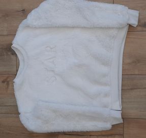 Ciepły biały sweterek 146/152