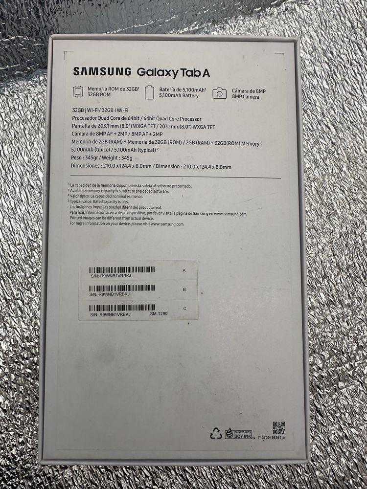 Планшет Samsung Galaxy Tab A 8.0”