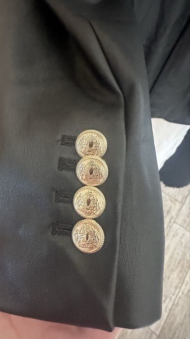 Піджак з еко-шкіри, Zara, розмір М, новий